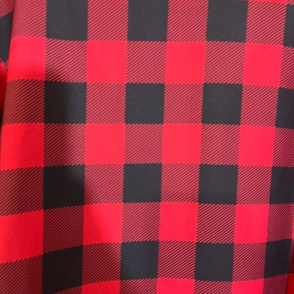 Draper James Buffalo Check Collection Pleated Skirt in Cerise Pink SZ 12 - Picture 3 of 9